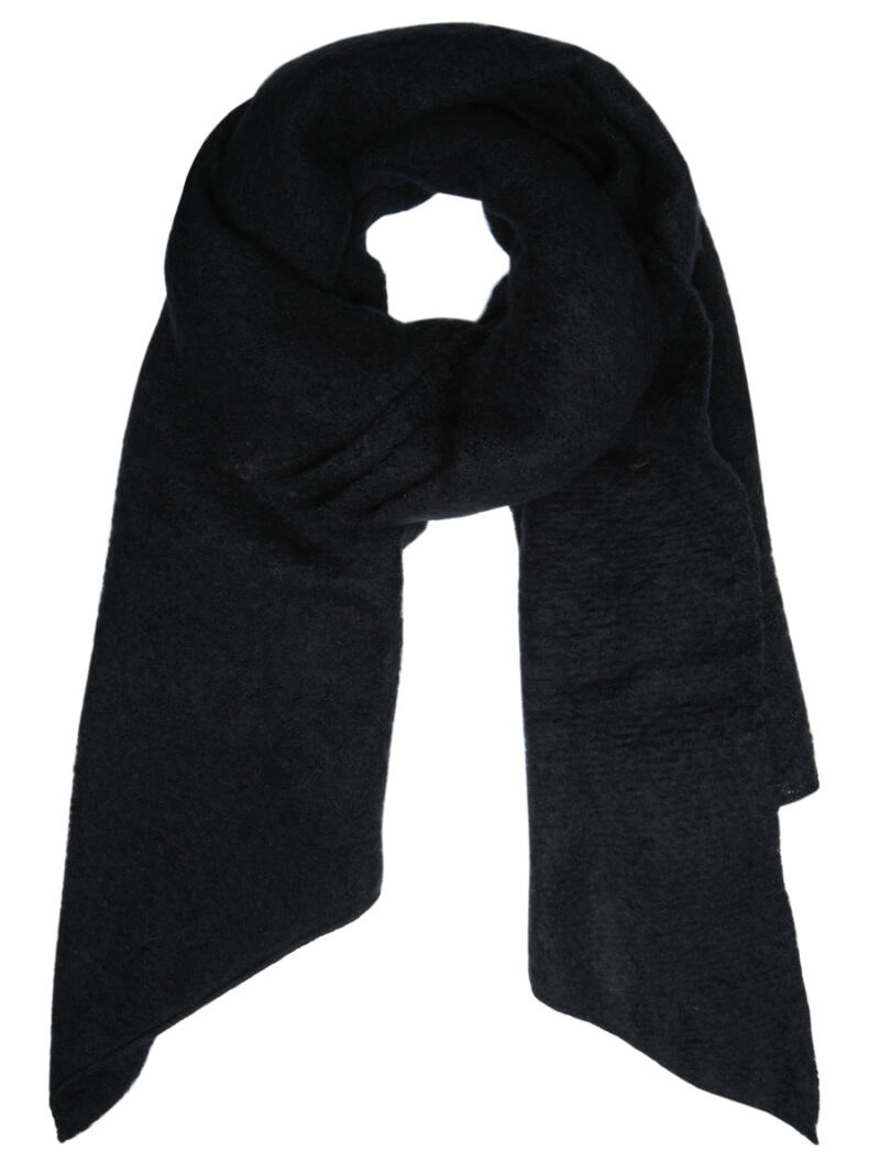 Wintersjaal basic soft zwart