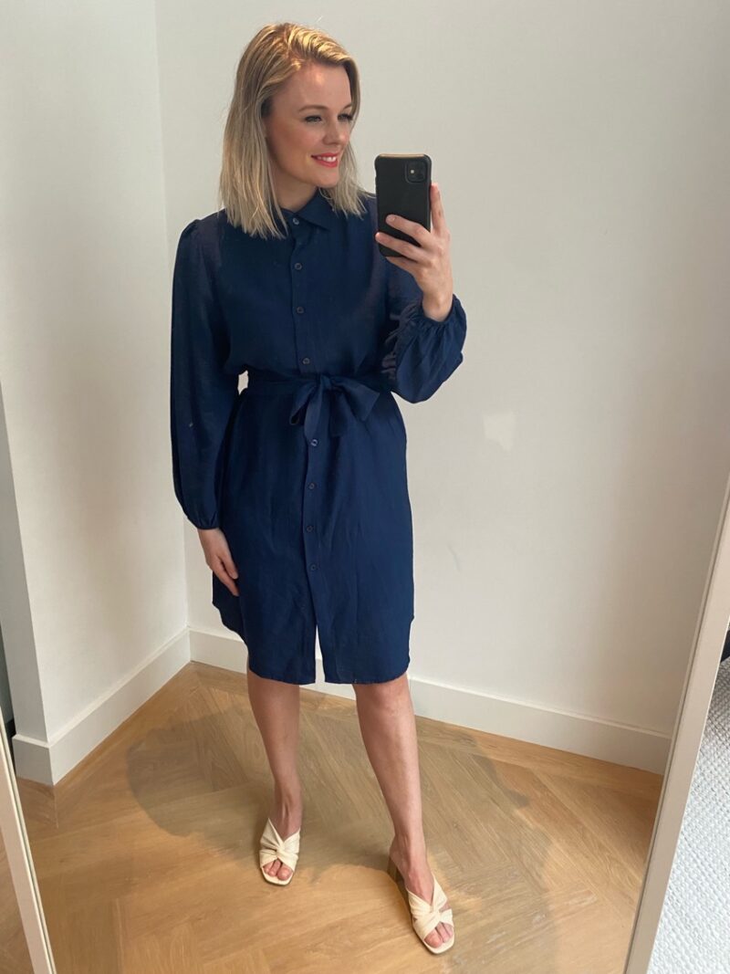 Vera dress navy